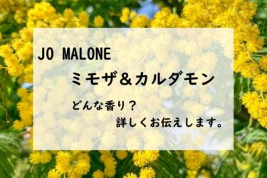 【ジョーマローン】ミモザ&カルダモンの香水レビュー｜甘い春の香り
