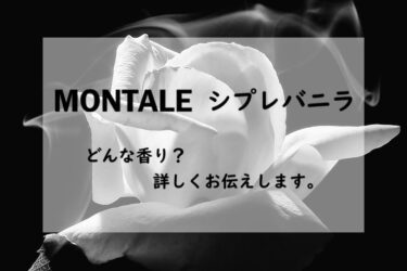 【モンタル　シプレバニラ】香水レビュー『陽だまりポンポン』