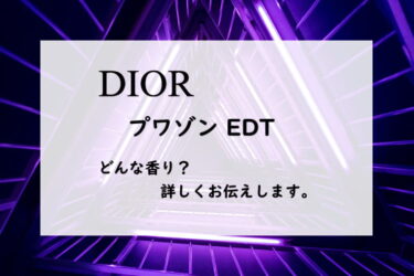 【Dior（ディオール）プワゾン／オードゥ トワレ】香水レビュー