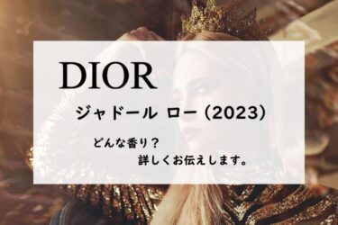 【ディオール／ジャドール ロー（2023年）】香水レビュー