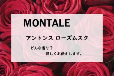 【モンタル】アントンス ローズムスクの香水レビュー｜豊かな薔薇