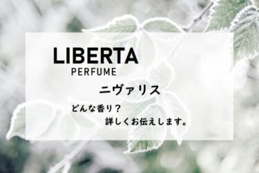 【リベルタパフューム】ニヴァリスの香水レビュー｜白銀のハーブ
