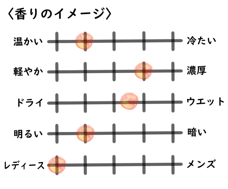 【ル ラボ】リス41のイメージチャート