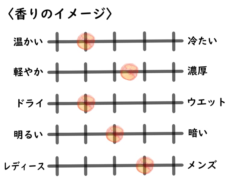 【サンタマリアノヴェッラ】トバッコトスカーノのイメージチャート