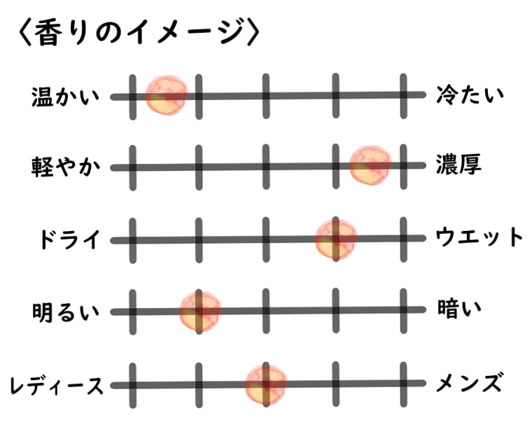 【テオドロス カロティニス】コーヒーアディクトのイメージチャート