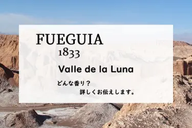 フエギア1833】バジェデラルナの香水レビュー｜閑寂な月の谷